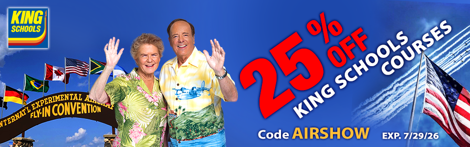 Airventure 25% Off Sale. Enter code Airshow at checkout.