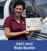 NAFI 2020 Scholarship recipient Nobi Buntin