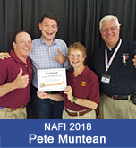 2018 NAFI Scholarship Winner - Pete Muntean