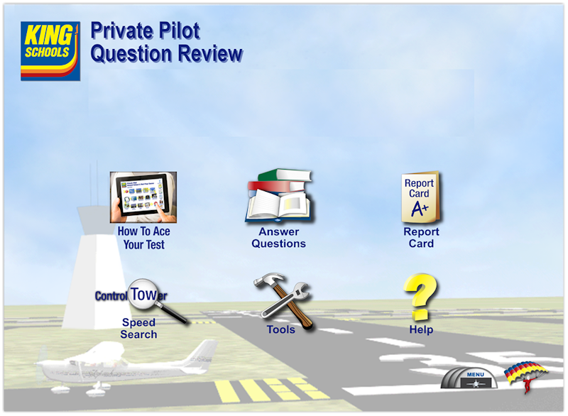 Test Prep Menu